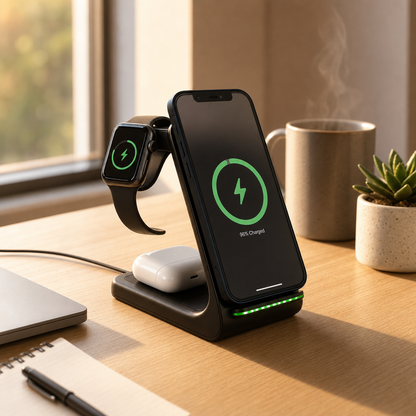 Station de charge 3-en-1