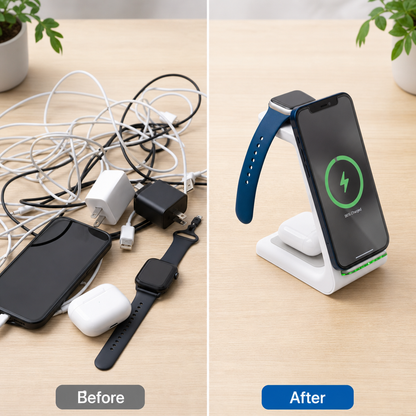 Station de charge 3-en-1